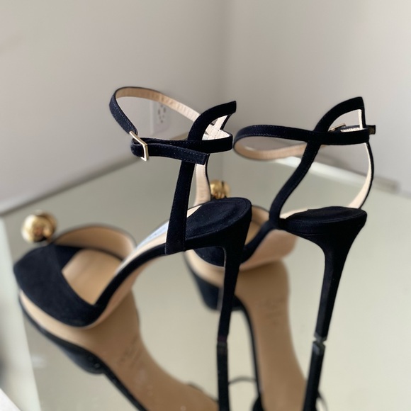 New JIMMY CHOO Sacora suede sandals 37 $1,195 - Picture 13 of 14